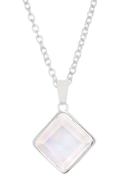 Mother Of Pearl Pendant Necklace - SF