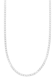 Sterling Silver Italian Curb Chain 3.8 mm x 18" - SS