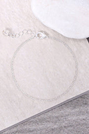 Silver Plated 1.2mm Singapore Chain Bracelet - SP
