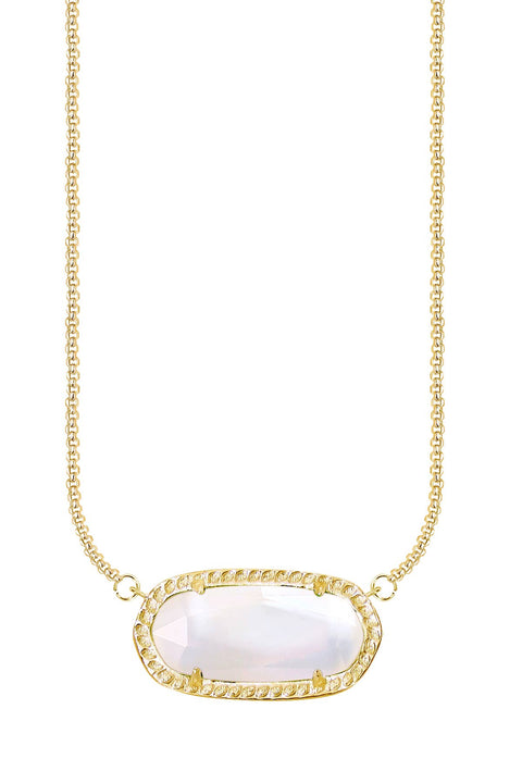 Mother Of Pearl Pendant Necklace - GF