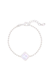 Mother Of Pearl Beaded Charm Bracelet - SF