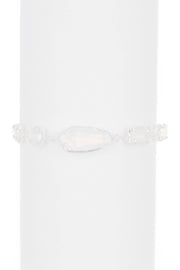 Moonstone Crystal Station Bracelet - SF