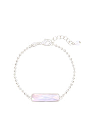 Mother Of Pearl Beaded Charm Bracelet - SF