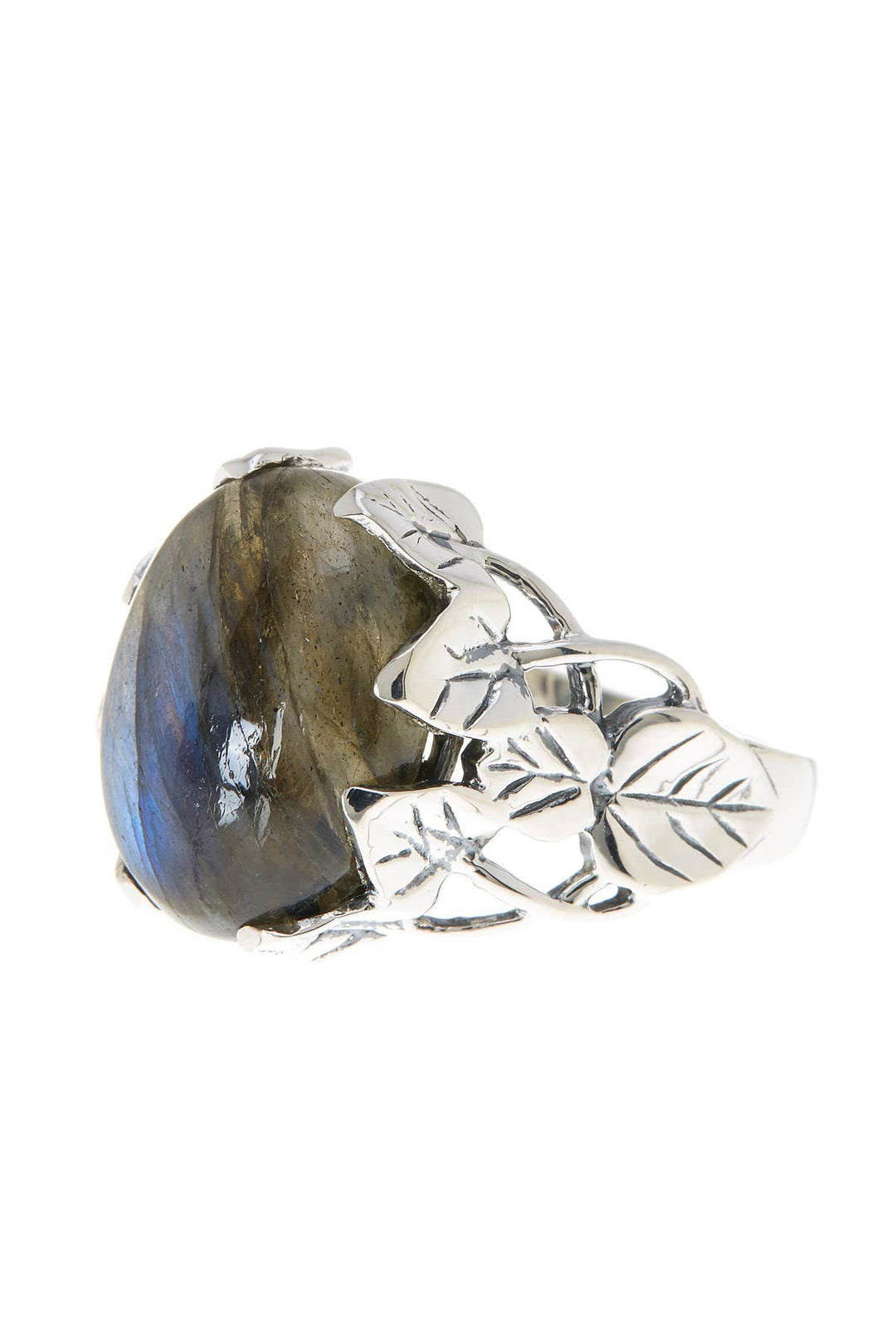 Labradorite Garden Ring In Silver - SP – Lucygoldjewelry.com