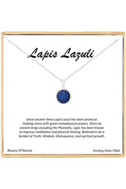 'Gemstone' Boxed Charm Necklace - SF