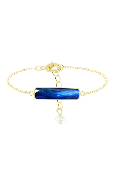 Labradorite Doublet Bar Bracelet - GF
