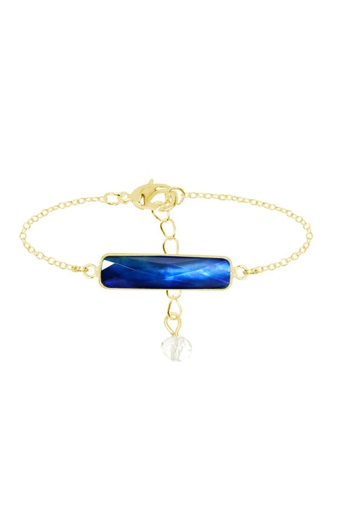 Labradorite Doublet Bar Bracelet - GF