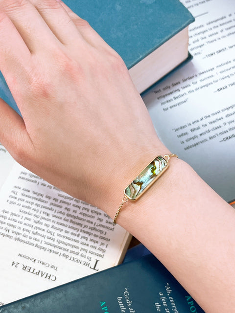 Abalone Bar Bracelet - GF