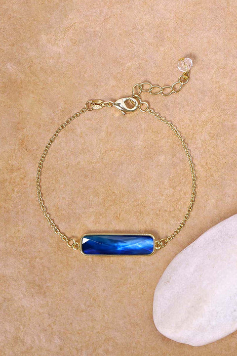 Labradorite Doublet Bar Bracelet - GF