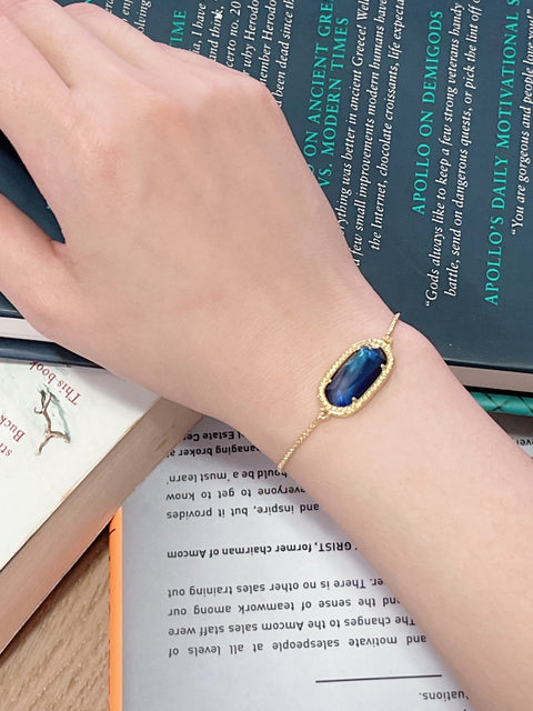 Labradorite Doublet Slider Bracelet - GF