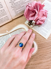 Labradorite Doublet Lollipop Ring - GF
