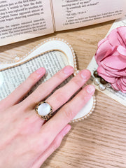 Mother Of Pearl Garden Ring In - GF