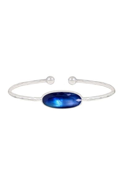 Labradorite Doublet Cuff Bracelet - SF
