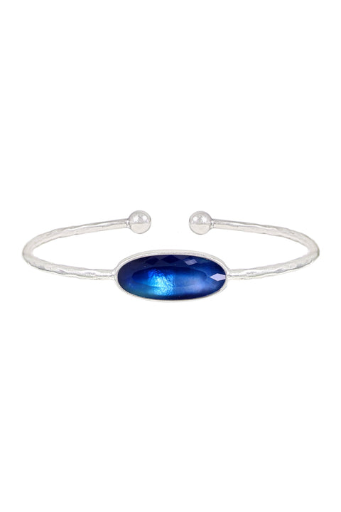 Labradorite Doublet Cuff Bracelet - SF