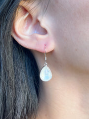 Mother Of Pearl Teardrop Earrings - SF