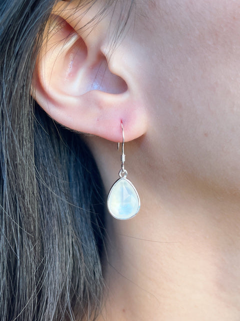 Mother Of Pearl Teardrop Earrings - SF