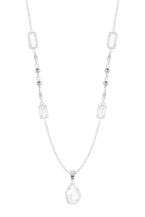 Moonstone Crystal Pendant Necklace - SF