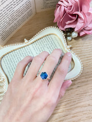 Labradorite Doublet Hexagon Ring - SF