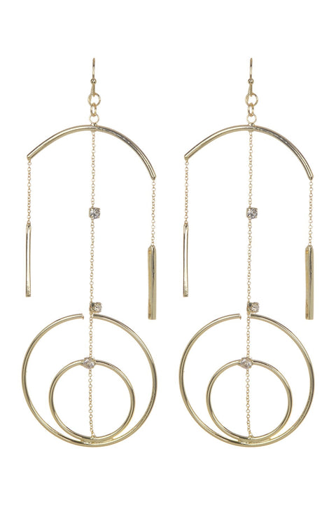 Austrian Crystal Andromeda Statement Earrings - GF