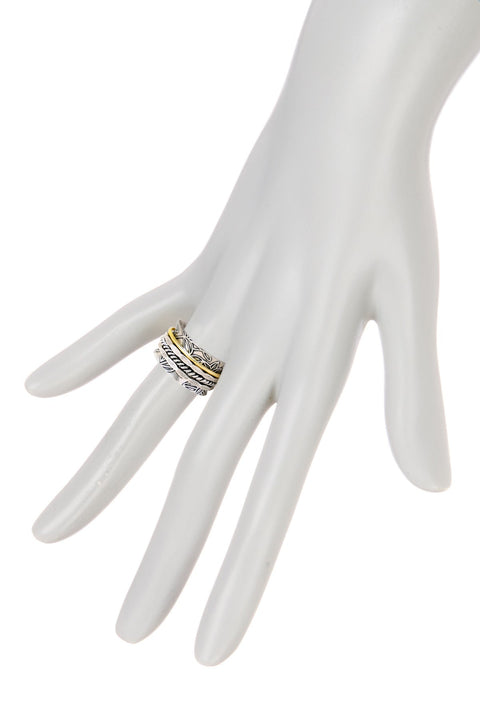Handmade Bali Style Spinner Ring - SF