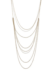 Multi Strand Drape Necklace - SF/GF