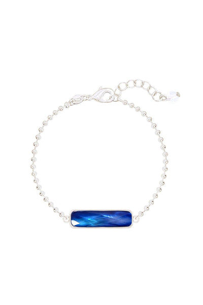 Labradorite Doublet Beaded Charm Bracelet - SF