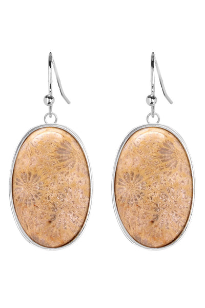 Lily Fossil Statement Earrings - SF