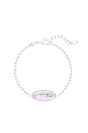 Mother Of Pearl Beaded Charm Bracelet - SF
