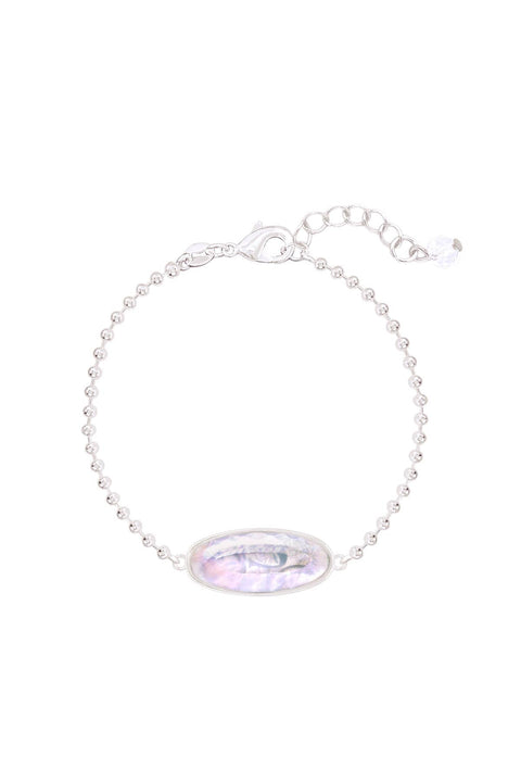 Mother Of Pearl Beaded Charm Bracelet - SF