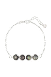 Black Mother Of Pearl Doublet Bracelet - SF