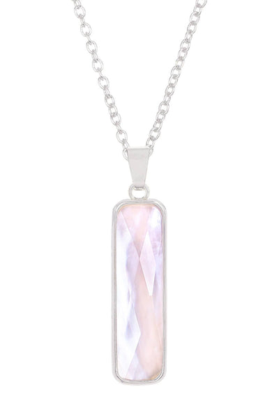 Mother Of Pearl Pendant Necklace - SF