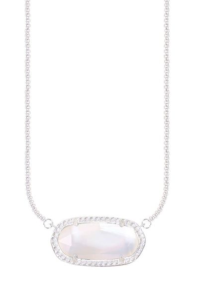Mother Of Pearl Pendant Necklace - SF