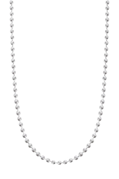 Sterling Silver Italian Bead Chain 1.8 mm x 18" - SS
